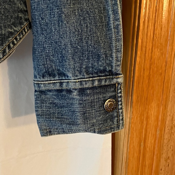 Arizona Jean Co. Junior Ladie Sz L Long Sleeve Denim Jacket w/Metal Snap Closure - Picture 4 of 10